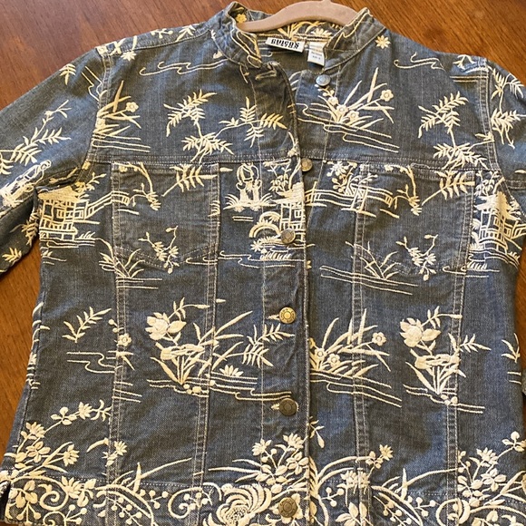 Chico’s Embroidered Jacket size 0 XS - Picture 11 of 11